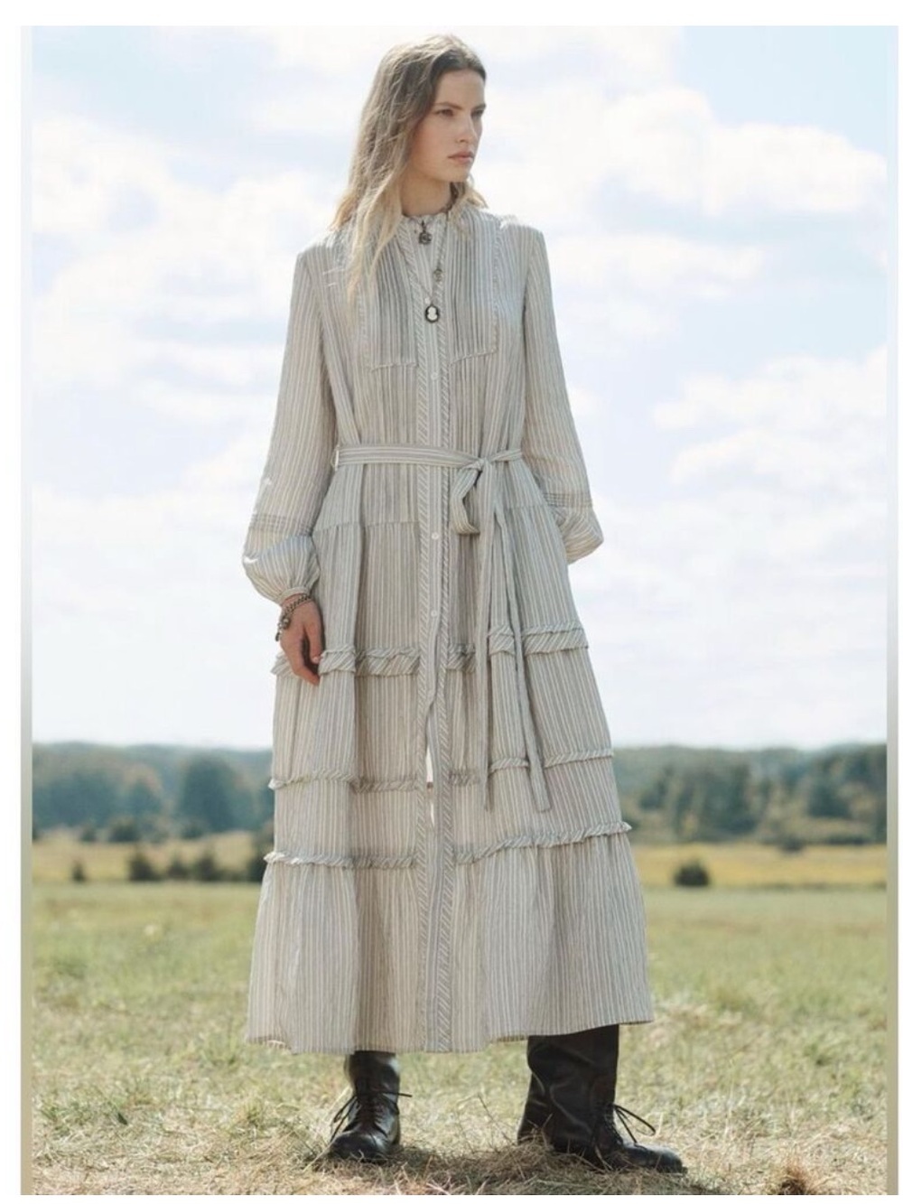 Zara ZARA STUDIO ROMANTIC
DRESS WITH BELT LIMITED EDITION
